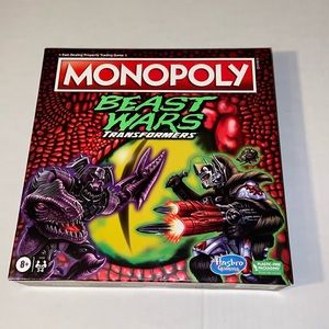 Hasbro Monopoly Beast Wars Transformers Board Game New